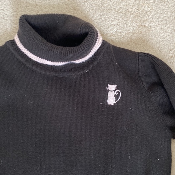 🥭(4 for $15) Girls Gymboree Thick Dress With Pink Cat - Picture 2 of 6